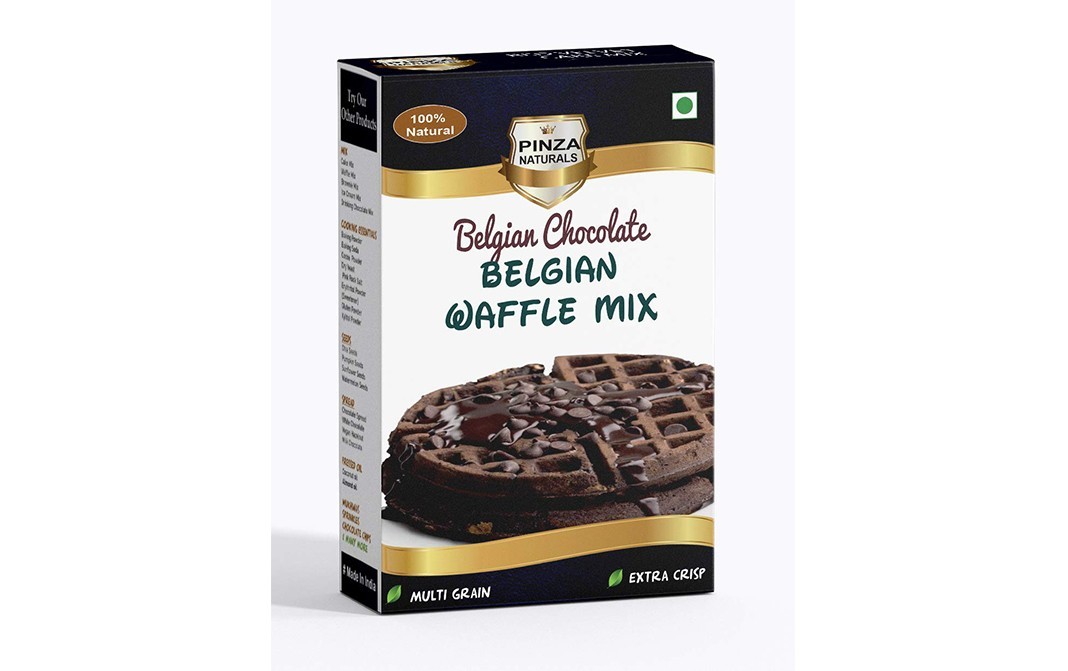 Pinza Naturals Belgian Chocolate Belgian Waffle Mix   Box  380 grams